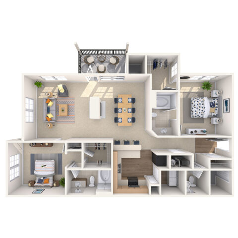 B3A floor plan