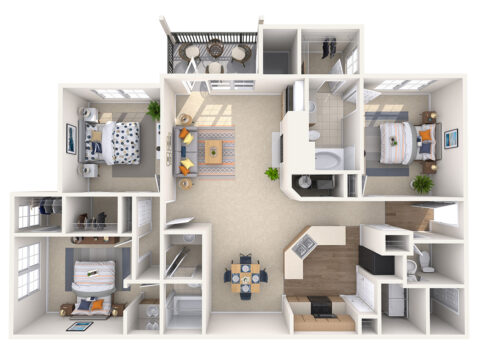 C3A floor plan